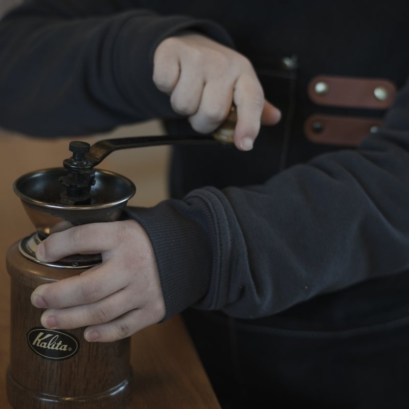 コーヒーを淹れる