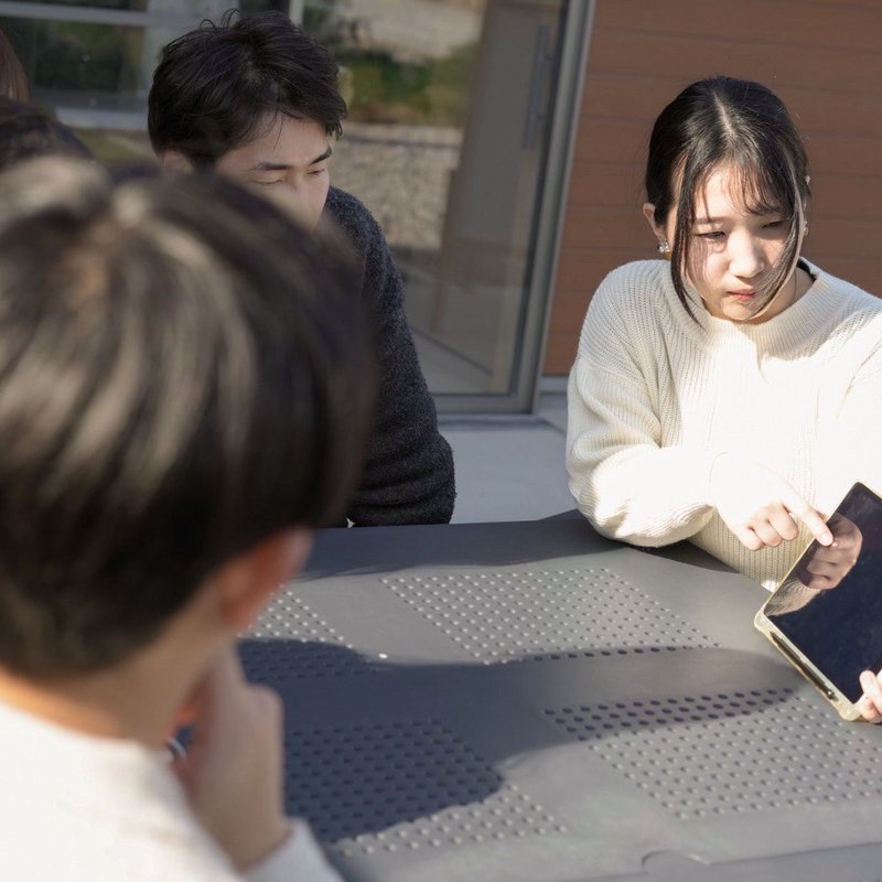 テラスでの学び