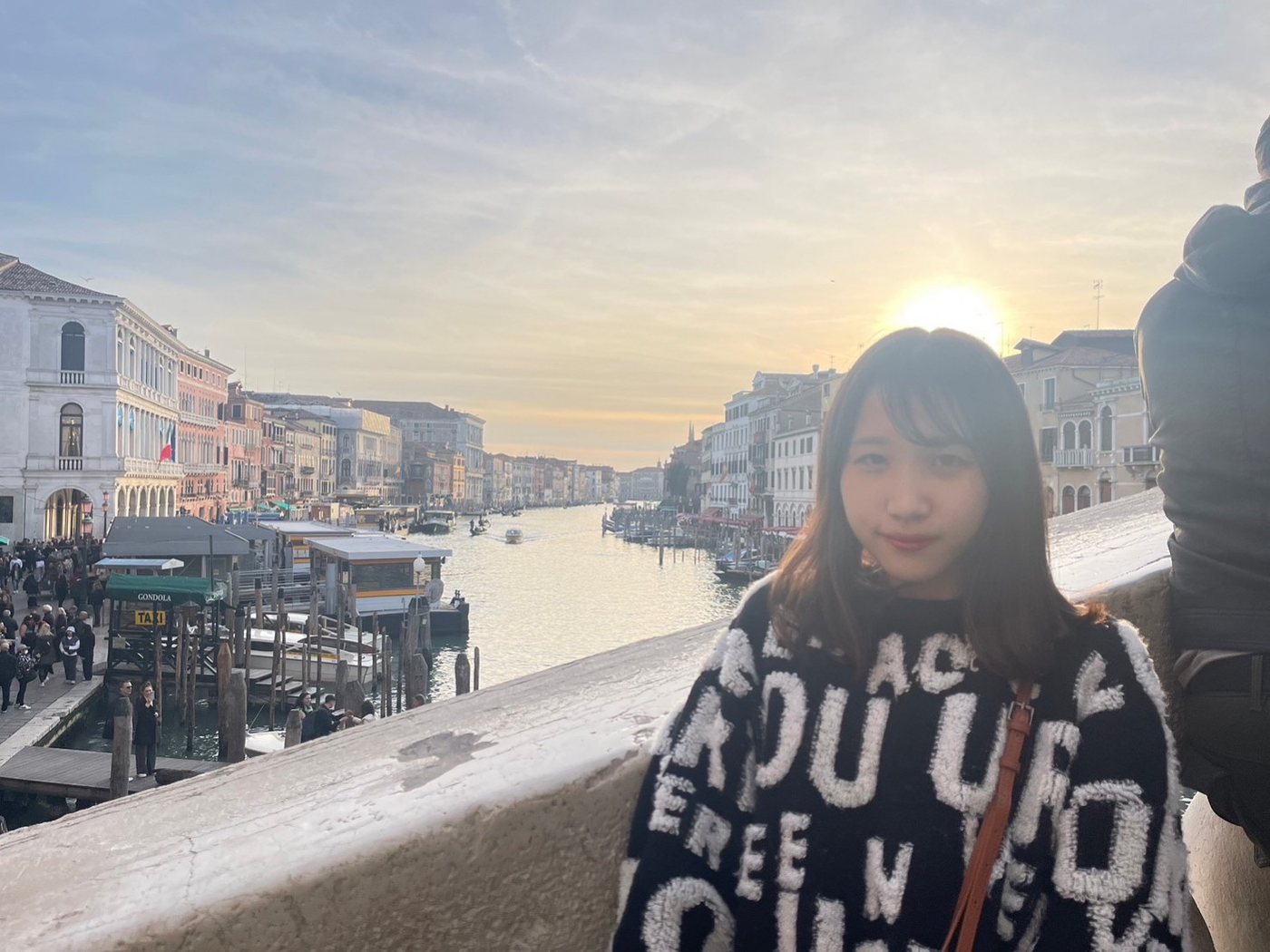 ニューヨークの海辺で